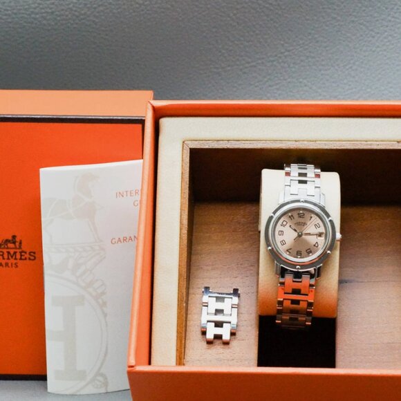 Hermes Ladies Watch 24mm Mint Condition With Box - Picture 1 of 9